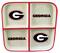 The Memory Company NCAA 4 Section Square Ceramic Tray